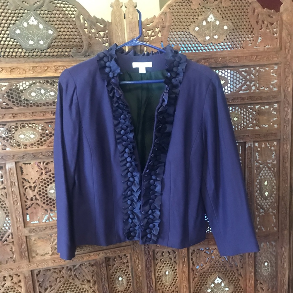 Purple Ruffle Jacket